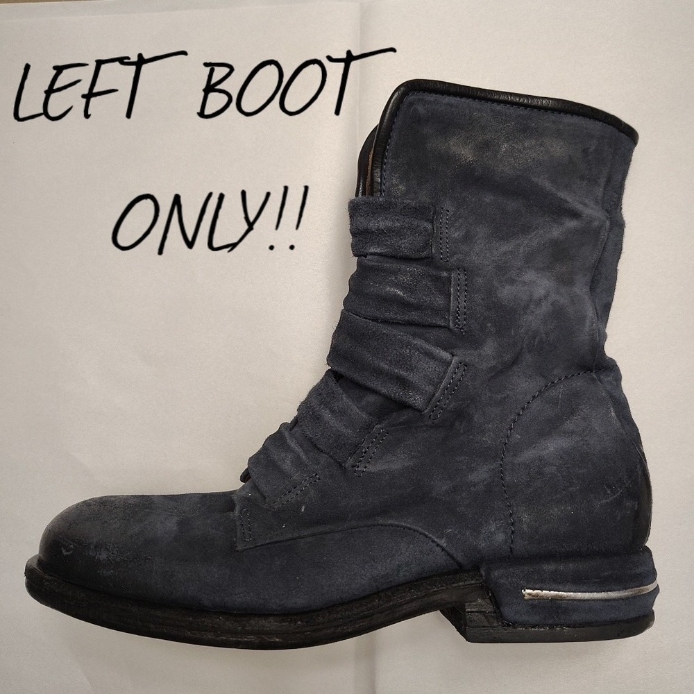 A.S. 98 Traver Womens Size 38 Left Boot Only Blue Leather Amputee Or Replacement